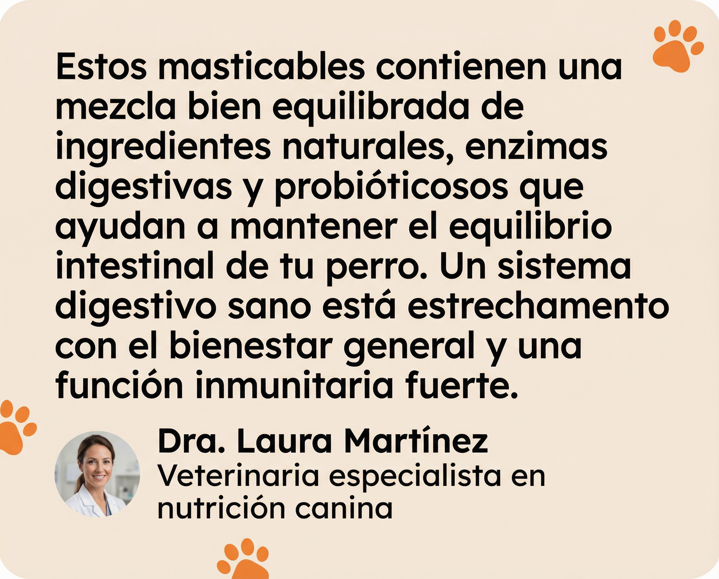 Revisado por veterinarios